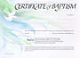 Certificate of Baptism - Pack of 20