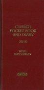 Church Pocket Book and Diary 2010 Burgundy