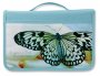 Inspiration New Creation Bible Cover: Aqua Canvas, Large