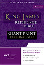 KJV Personal Size, Giant Print Bible: Black, Bonded Leather