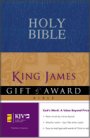 KJV Gift and Award Bible, Blue, Leatherlook