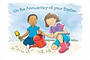 Baptism Anniversary Card Children - Pack of 10