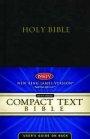 NKJV Compact Bible: Black, Bonded Leather