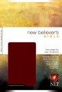 NLT New Believers Bible: Burgundy, Bonded leather