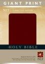 NLT Giant Print Bible: Burgundy, Imitation Leather