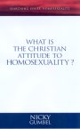 Searching Issues: What Is the Christian Attitude to Homosexuality?