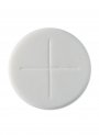 Peoples Altar Bread Single Cross Sealed Edge - White - Pack of 250