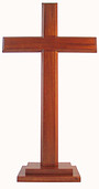 Plain Standing Cross With Stepped Base 24