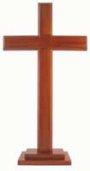 Plain Standing Cross With Stepped Base 32