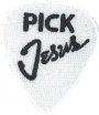 Pick Jesus Iron On Patch
