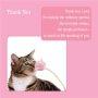  Cat: Thank You Card - Pack of 6