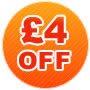 Summer Sale �4 Off