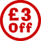 �3 Off