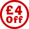 �4 Off