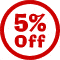 5% Off
