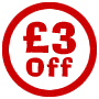 �3 Off