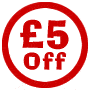 �5 Off