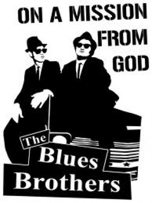 On a mission from God: Rome and The Blues Brothers