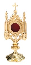 Gold Plated Reliquary H 29 cm