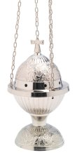 Nickel Plated Thurible H 24 cm