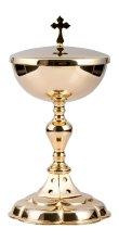 Gold Plated Ciborium H 25 cm
