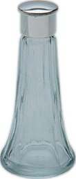 Cruet Bottle (Glass & Silver Top)