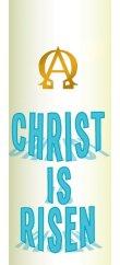 Candle Sticker - Christ Is Risen