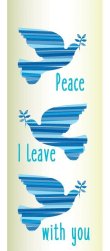 Candle Stickers - Peace Love With You (Without Year)