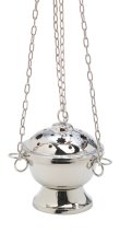 Nickel Plated Thurible H 11 cm