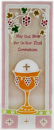 Plaque - Tender Words Series - First Communion - 18cm x 9cm