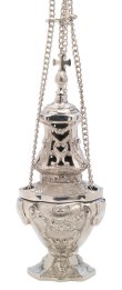 Nickel Plated Thurible H 30 cm