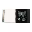 Scratch Art Doodle Pad With 16 Scratch-Art Boards and Wooden Stylus - FSC-Certified Materials