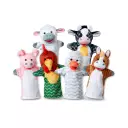 Barn Buddies Hand Puppets, Set of 6 (Cow, Sheep, Horse, Duck, Chicken, Pig)