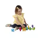 Counting Caterpillar - Classic Wooden Toy With 10 colourful Numbered Segments