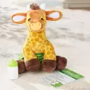 11-Inch Baby Giraffe Plush Stuffed Animal with Pacifier, Diaper, Baby Bottle