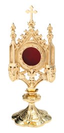 Gold Plated Reliquary H 29 cm