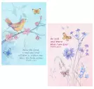 Bird and Butterfly Notecards Multi pack of 6