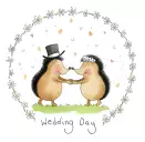 Hedgehogs Wedding Single Card