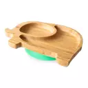 Bamboo Elephant Suction Plate - Green