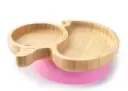 Bamboo Duck Suction Plate - Pink