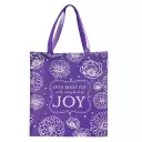 Every Kind of Joy Reusable Shopping Bag in Purple