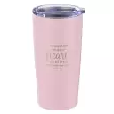 Mug SS Travel Pink Trust In Lord Prov. 3:5