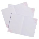 Notebook Set 3pc White, Pink Isa. 40:31, Navy