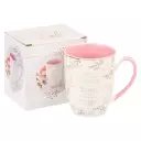 The One Who Trusts in the Lord Pink Ceramic Mug - Jeremiah 17:7