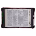 Medium Hope and a Future Chestnut Brown Faux Leather Classic Bible Cover - Jeremiah 29:11