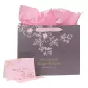 Gift Bag w/ Card LG Landscape Gray/Pink Strength & Dignity Prov. 31:25