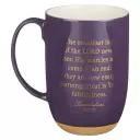 Mug Purple/White His Mercies Are New Lam. 3:22-23