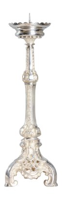 Silver Plated Altar Chandelier H 50 cm