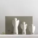 Set of 3-Porcelain angels