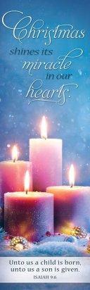 Christmas Shines It's Miracle Bookmark (Pack of 25)
